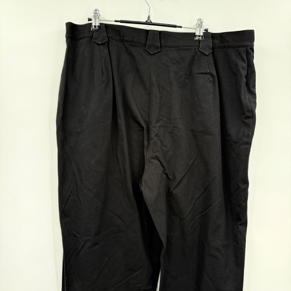 Lauren Ralph Lauren Black Women's 16W Zipper Pocket Classic Fit Trousers Pants - Picture 6 of 7